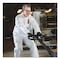 Kleenguard Disposable Coveralls, Large, MICROFORCE* Barrier SMS Fabric, White, 24 PK 49113 - alternate 6